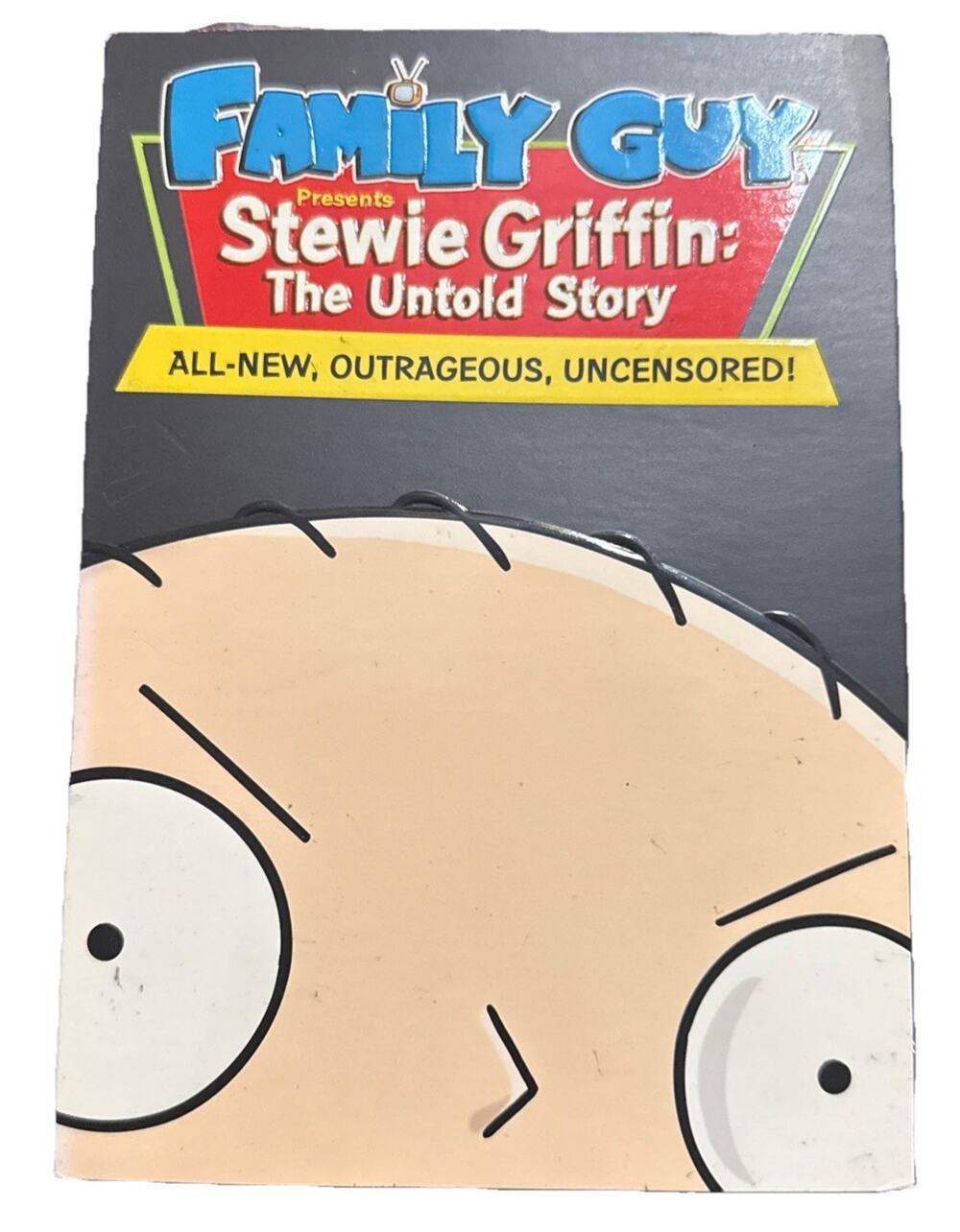Family Guy Presents - Uncensored Stewie Griffin : The Untold Story DVD w/ Cover